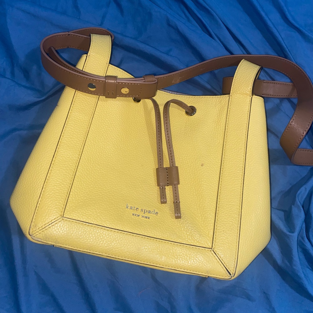 Yellow Kate Spade Bucket Bag